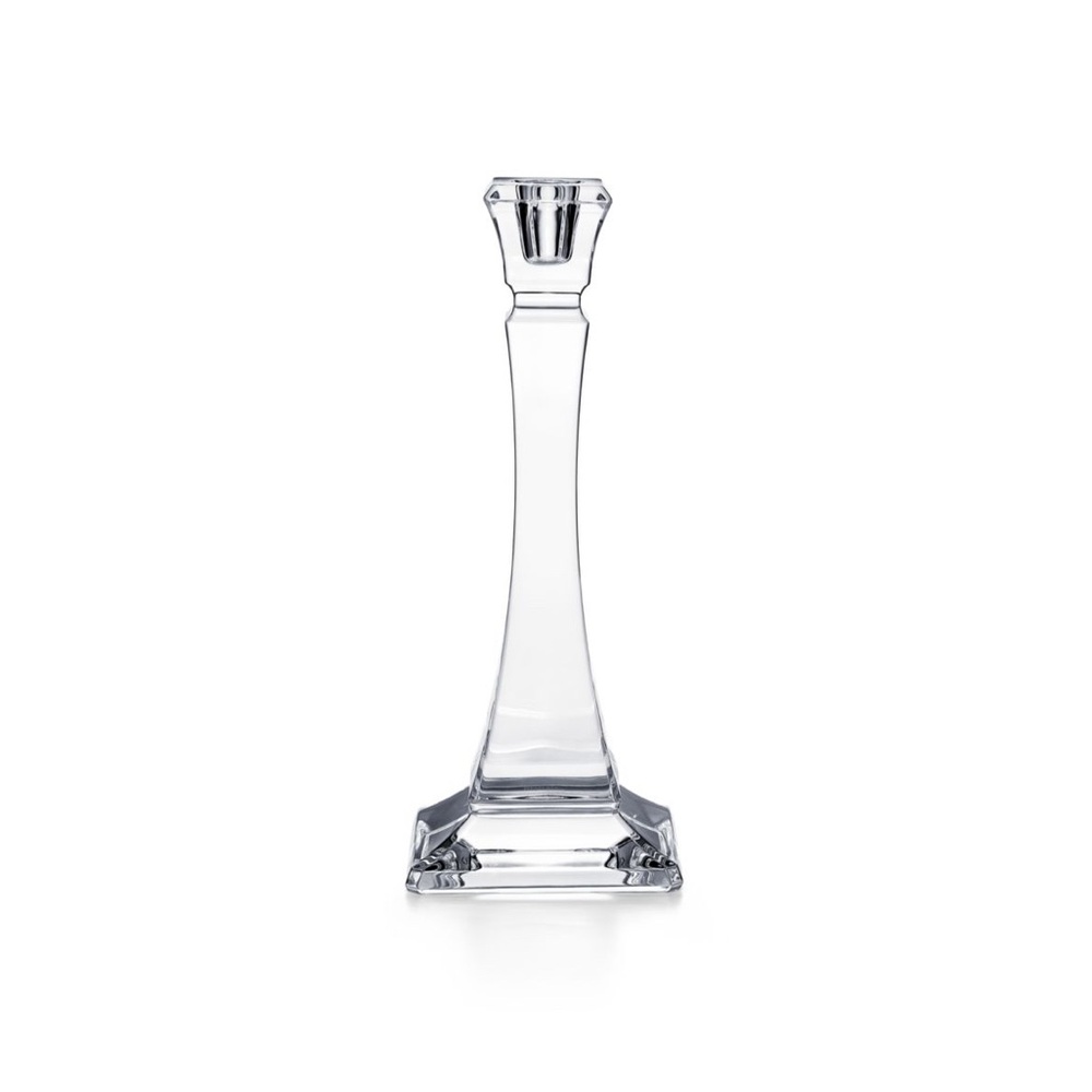 Tiffany & Co. crystal glass candle sticks, set of 2
